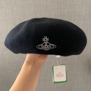 Vivienne Westwood Wool Beret Hat